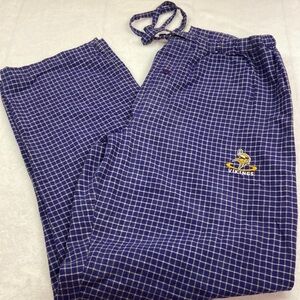 Vikings Football Loungewear First Place NFC North #Superbowl Bound PJ Bo…